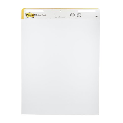 Post-it Meeting Charts Self-adhesive Repositionable 559P 762x635mm 30 sheets [Pack 2]