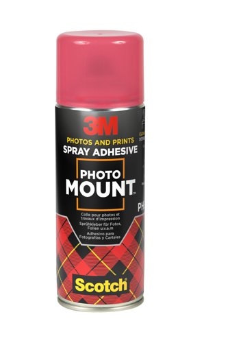 3M Photo Mount Adhesive Spray CFC Free 400ml 7000116734