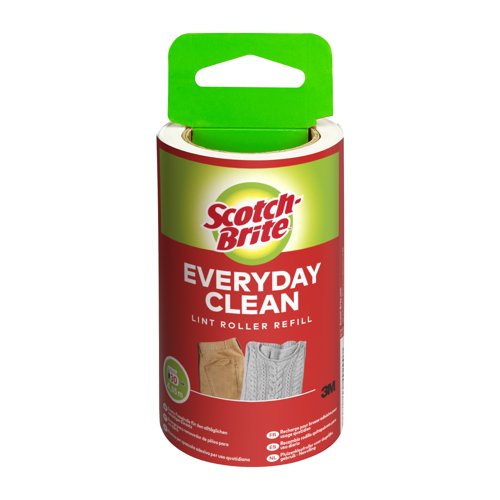 3M Scotch-Brite Lint Roller Refill (30 Sheets) - 7100243654