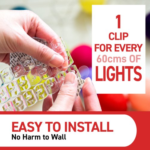 Command Clear 60 Decorating Clips + 68 Clear Strips 7100378547