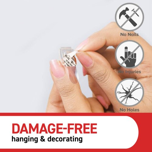 Command Clear 60 Decorating Clips + 68 Clear Strips 7100378547