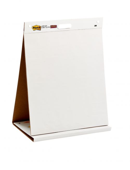 Post-it Table Top Easel Refill Pad Plain White 563R Flipchart Pad 3M96384