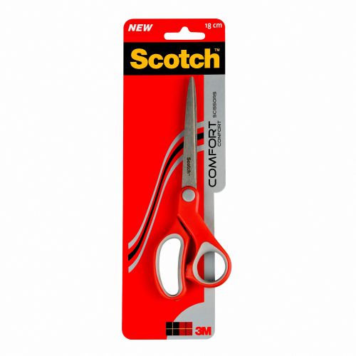 Scotch Comfort Scissors 180mm Red/Grey 1427