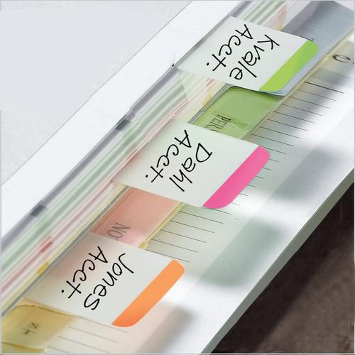 Post-it Index Tabs Lined Strong 25mm Assorted Pink Bright-green Orange Ref 686L-PGO [Pack 66] 864153 Buy online at Office 5Star or contact us Tel 01594 810081 for assistance