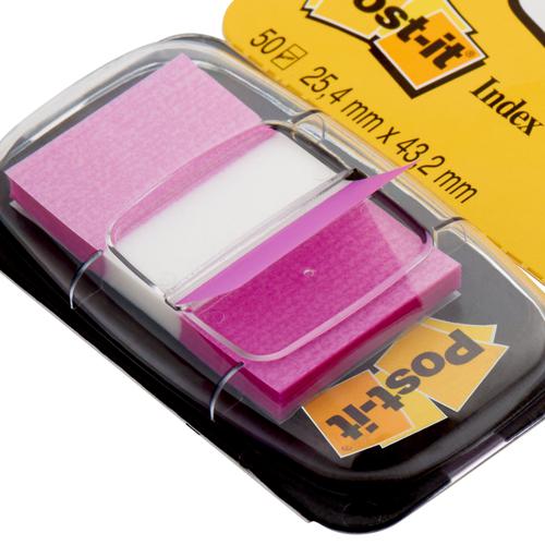 Post-it Index Tabs 25mm Purple (Pack of 600) 680-8