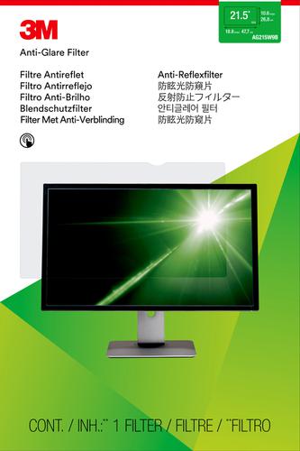 3M Frameless Anti-Glare Widescreen Filter for Desktops 21.5 Inch 16:9 AG21.5W9