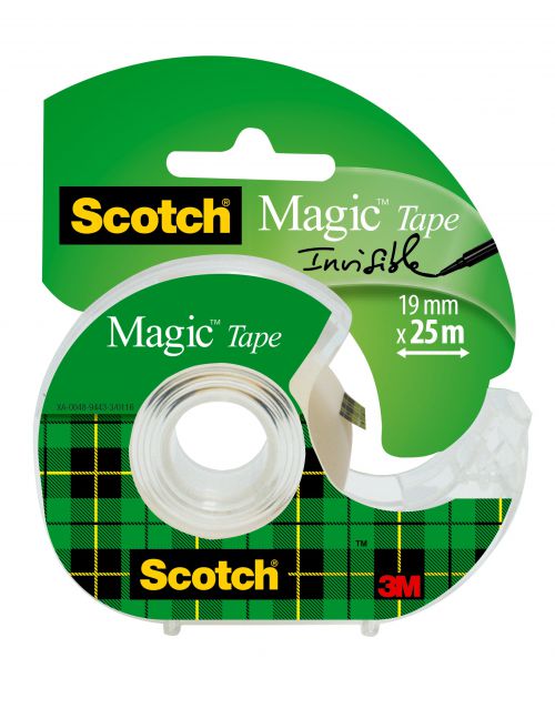Scotch Magic Tape on Dispenser 19mmx25m Ref 8-1925D