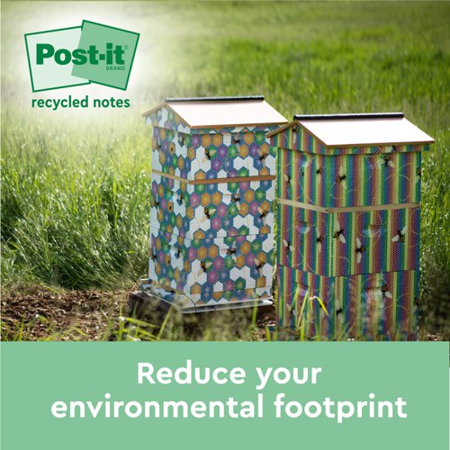 Post-it Z-note Tower Recycled 100 Sheets per Pad 76x76mm Yellow Ref R330-1T [Pack 16] 142896 Buy online at Office 5Star or contact us Tel 01594 810081 for assistance