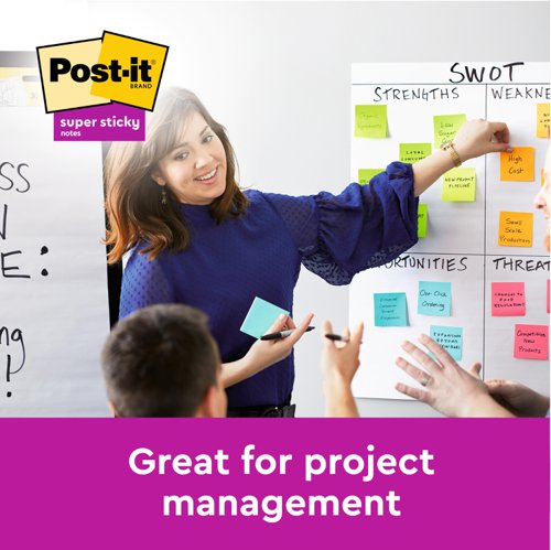 Post-it Super Sticky Big Notes, Single Color (Yellow