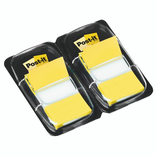 Post-it Index Tabs Dispenser with Yellow Tabs (2 Pack) 680-Y2EU