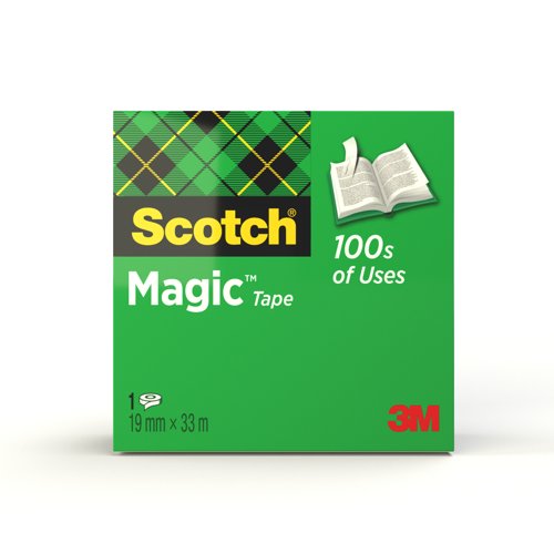 Scotch Magic Tape, 19 mm x 33 m, 1 Roll/Pack