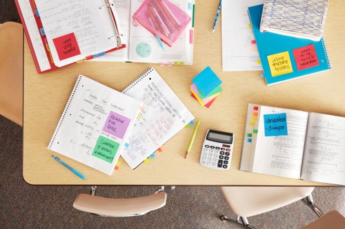 Post-it Notes 76x127mm 100 Sheets Energetic Colours (Pack 6) 655TF - 7100172314