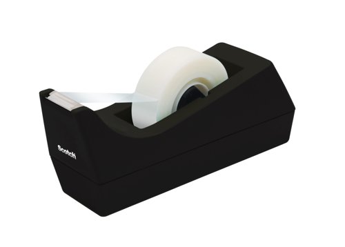 Scotch C38 Magic Tape Dispenser for 19mm Tapes Black 7000028837