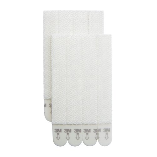 Command™ Picture Hanging Strips 17207WHI-4-UKN, White, Narrow, 4 Pairs (8 Strips)