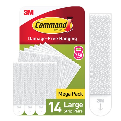 Command Picture Hanging Strips White Large Pack of 14 7100349354