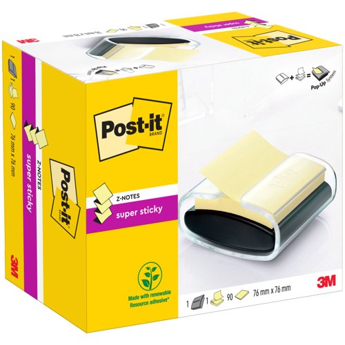 Postit Pro Dispenser Black