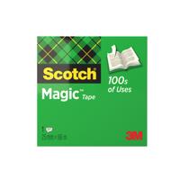 Scotch Magic 810 Invisible Tape Matte Finish 25mm x 66m Clear (Single) 8102566 - 7100027389