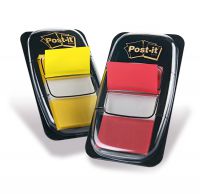 Post-it Index Tabs Red and Yellow (Pack of 100) 680-RY2