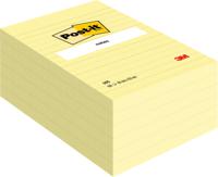 Post-it Notes Large Format Ruled 102x152mm 100 Sheets Yellow (Pack 6) 660 - 7100172753