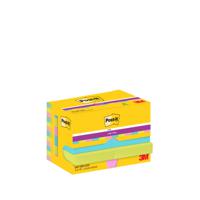 Post-It Super Sticky Notes 47.6x47.6mm 90 Sheets Cosmic Colours (Pack 12) 7100290180