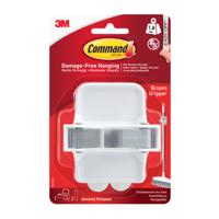3M Command Broom Gripper With Command Adhesive Strips White (Each) - 7100134363