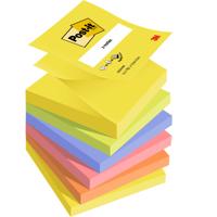 Post-it Pack of 6 Z Notes 76x76mm 100 Sheets Neon Rainbow