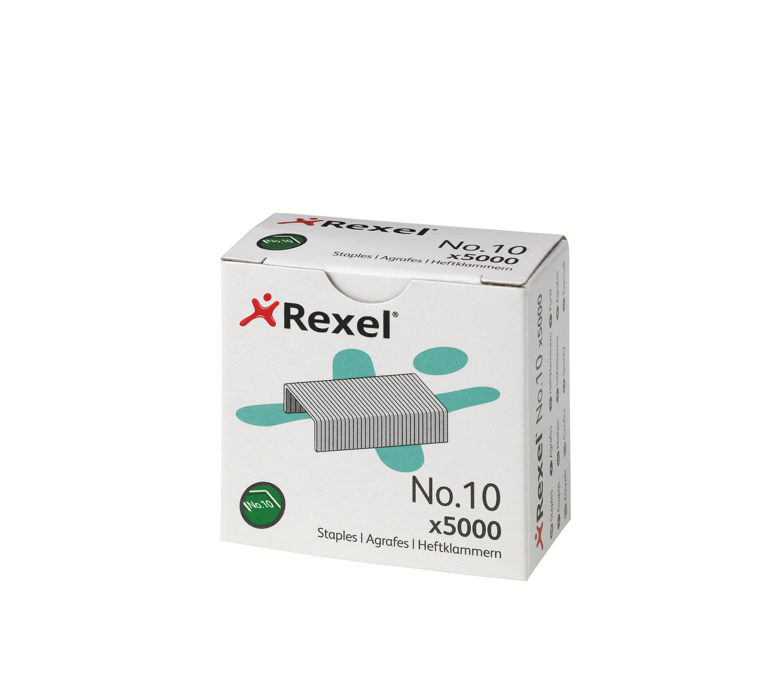 Rexel No. 10 Staples - Box of 5000 - Outer carton of 20