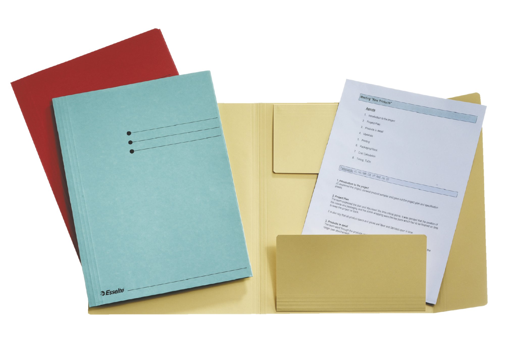 Esselte Manilla 3-Flap Folder - Outer Carton of 50