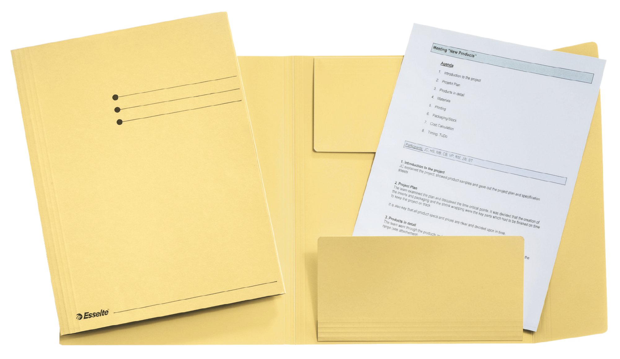Esselte Manilla 3-Flap Folder - Outer Carton of 50