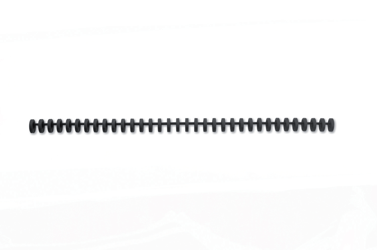 GBC ClickBind Binding Spines, 16mm, 145 Sheet Capacity, A4, 34 Ring, Black (Box 50)