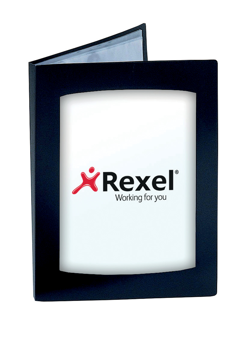 Rexel ClearView Display Book A3 Black (24 Pockets)