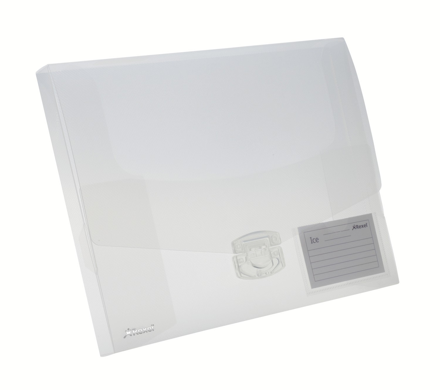 Rexel Ice Document Box Polypropylene 25mm A4 Translucent Clear - Outer carton of 10