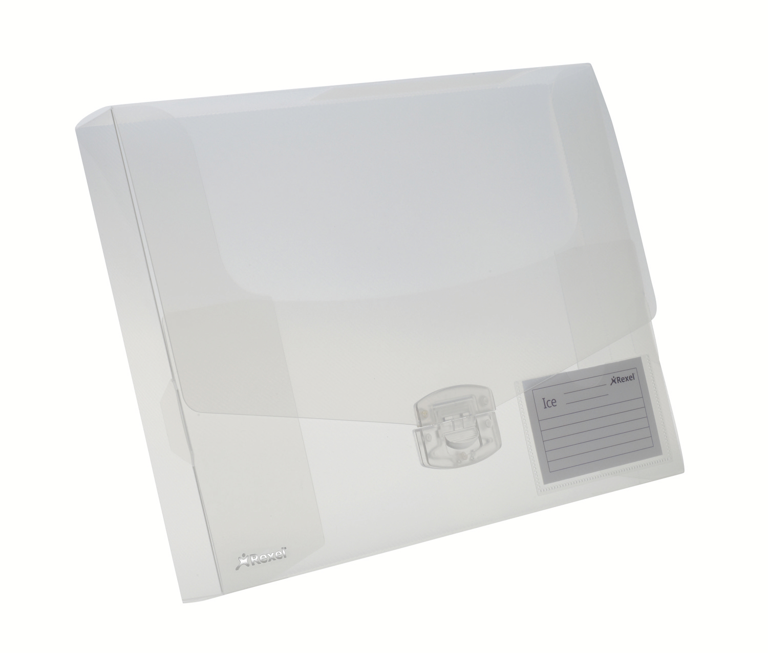Rexel Ice Document Box Polypropylene 40mm A4 Translucent Clear - Outer carton of 10