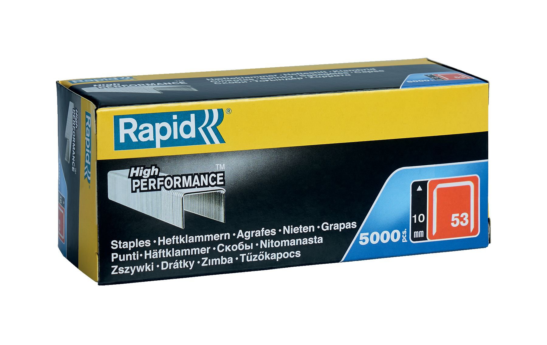 Rapid No. 53 Finewire staple 10 mm