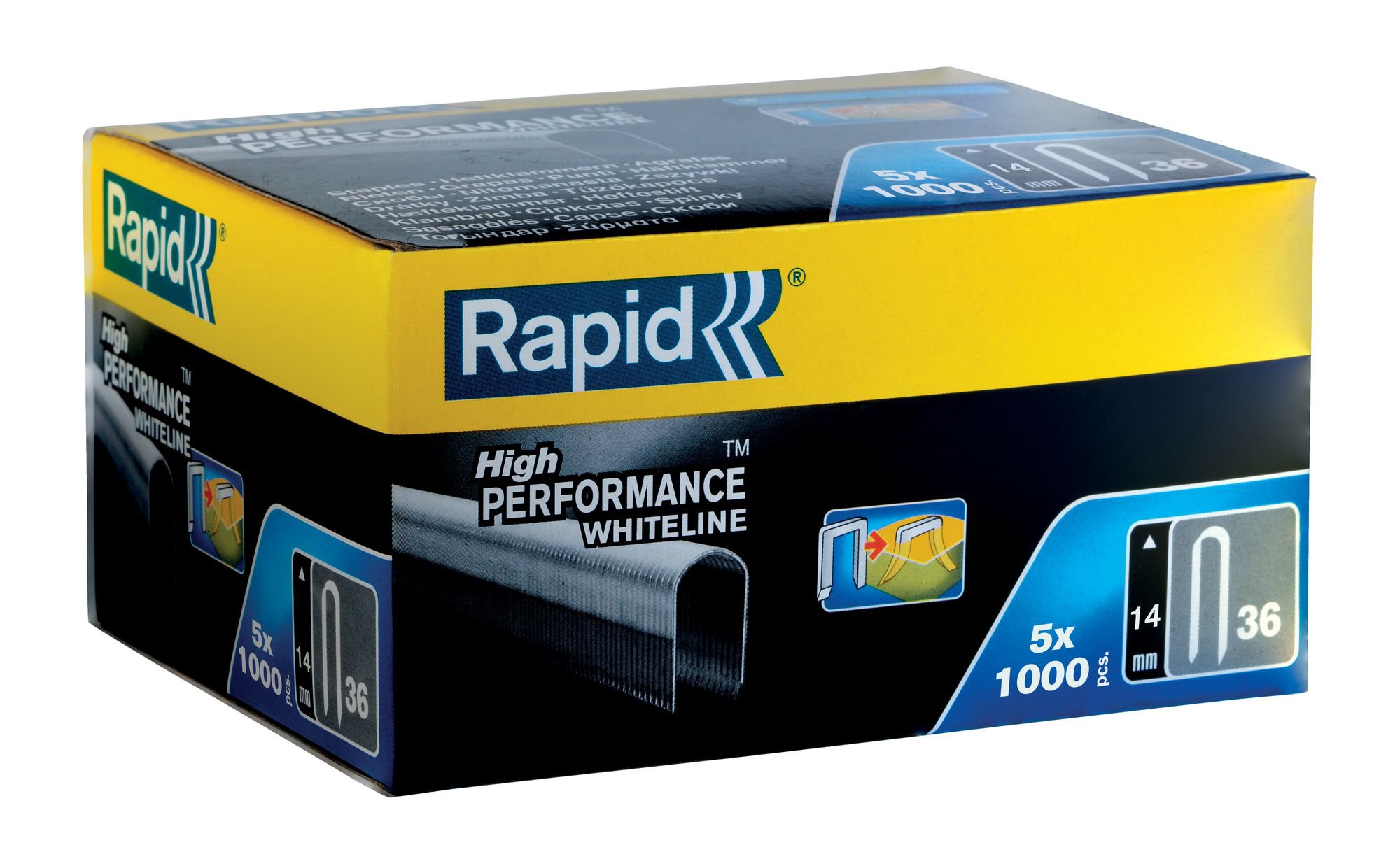 Rapid No. 36 Cable staple White 14 mm