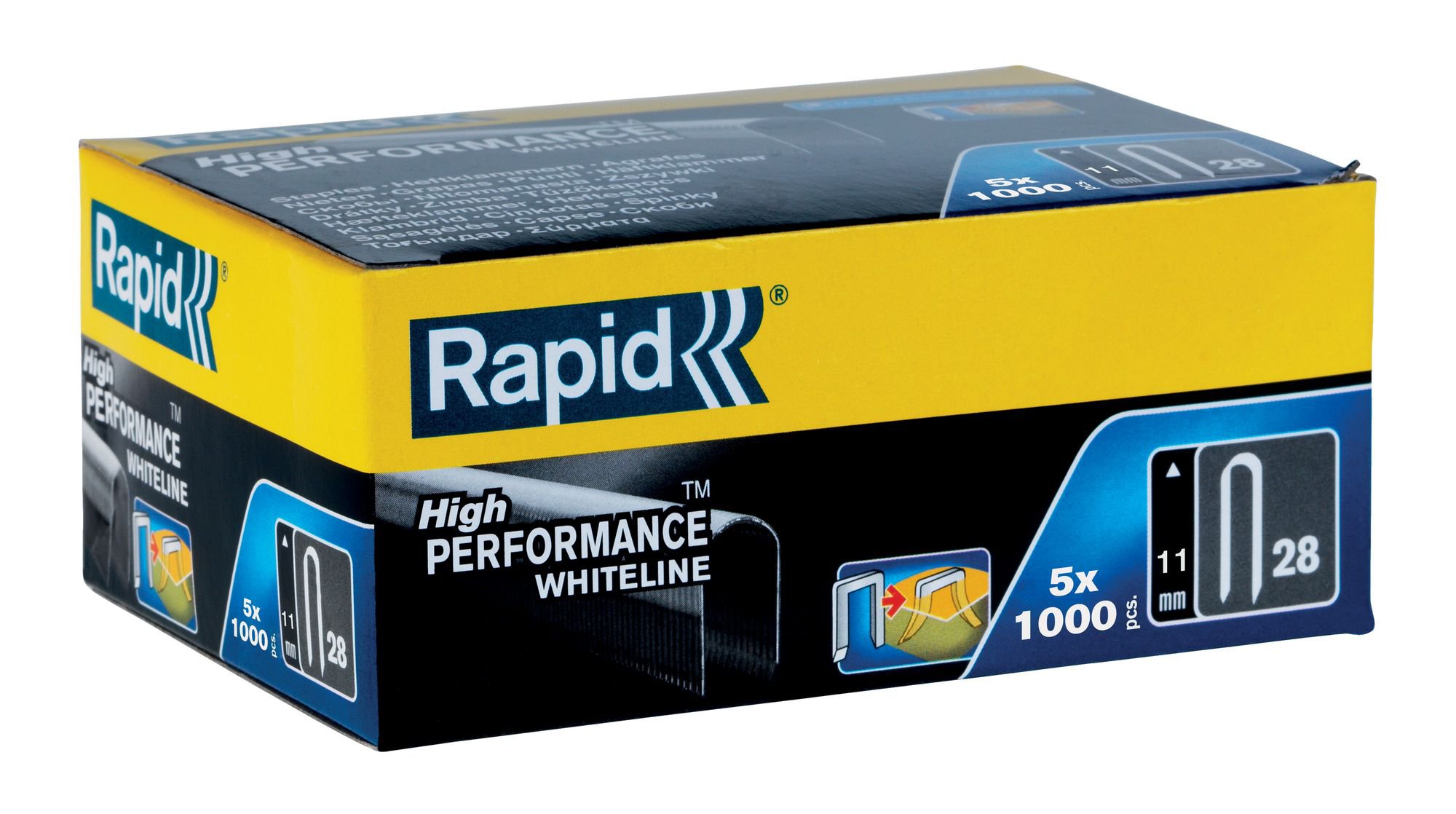 Rapid No. 28 Cable staple White 11 mm