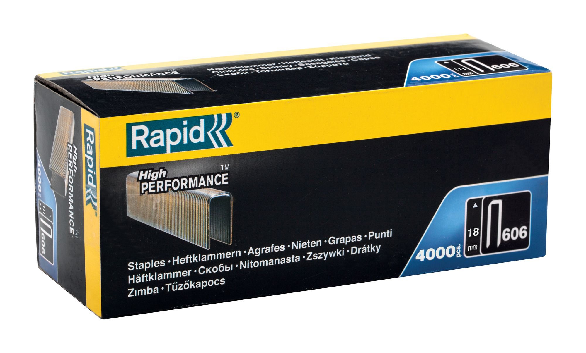 Rapid No. 606 Narrow crown staple 18 mm