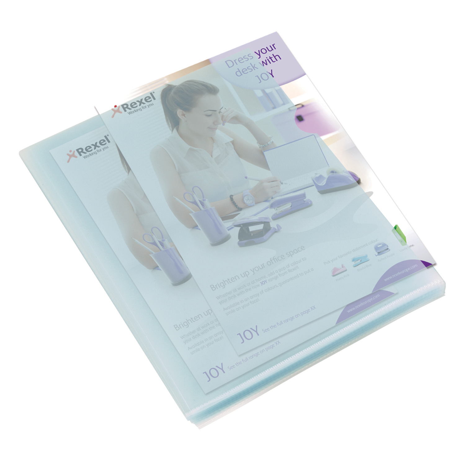 Rexel Budget Cut Flush Folders - Clear (Pack of 100)