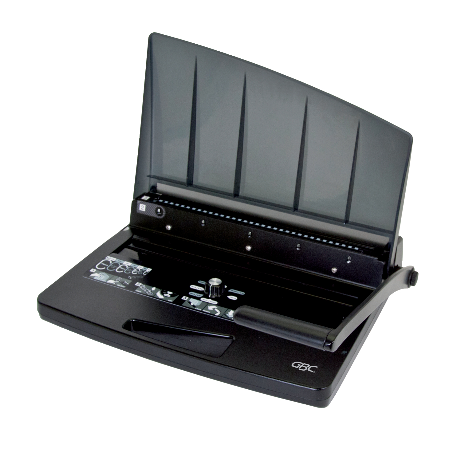 GBC WireBind W15 Binding Machine, 15 Sheet Punch Capacity, 125 Sheet Binding Capacity, A4, Black