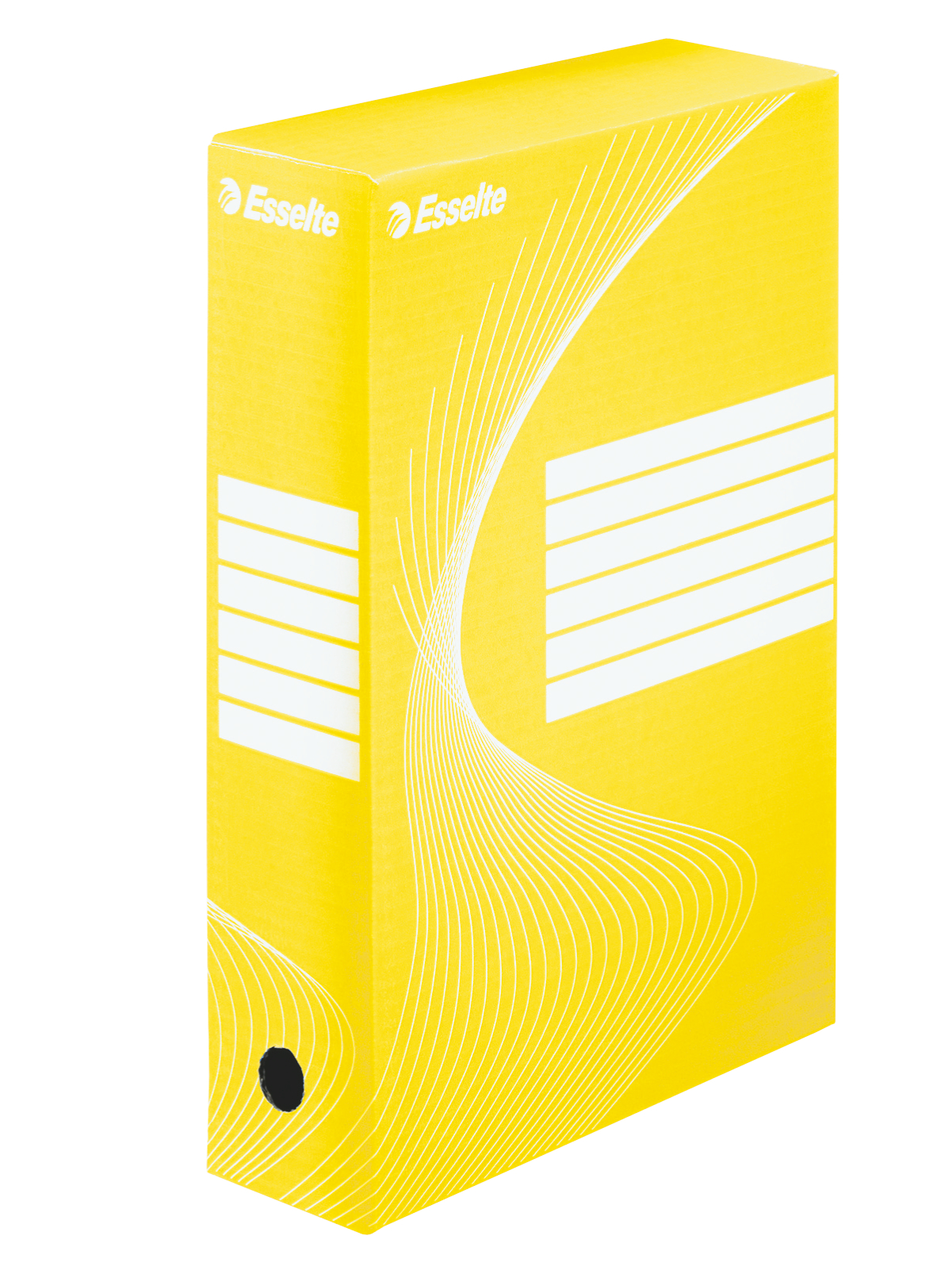 Esselte Standard Archiving Box, A4, 80mm - Yellow  - Outer carton of 25