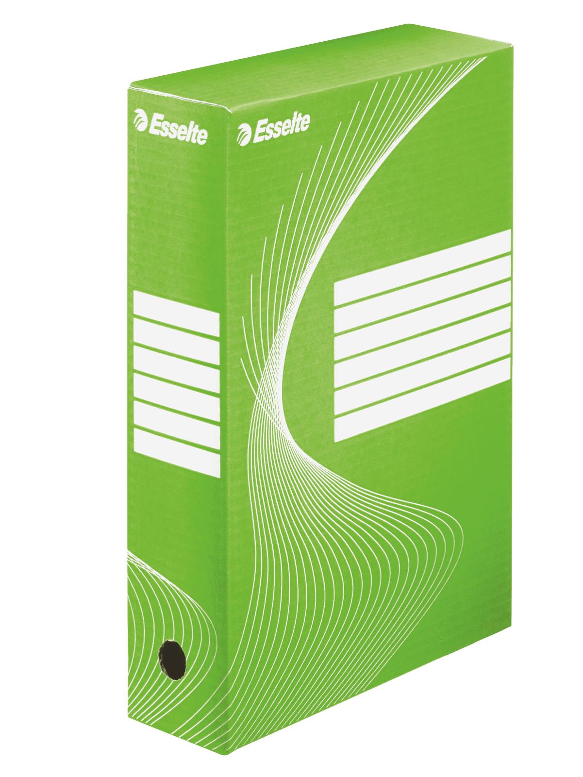Esselte Standard Archiving Box, A4, 80mm - Green  - Outer carton of 25
