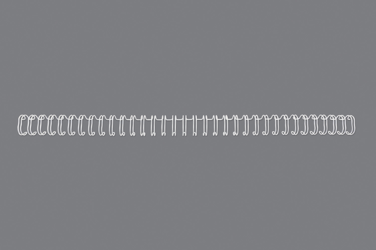 GBC WireBind Binding Wires, 11mm, 100 Sheet Capacity, A4, White (Pack of 100)
