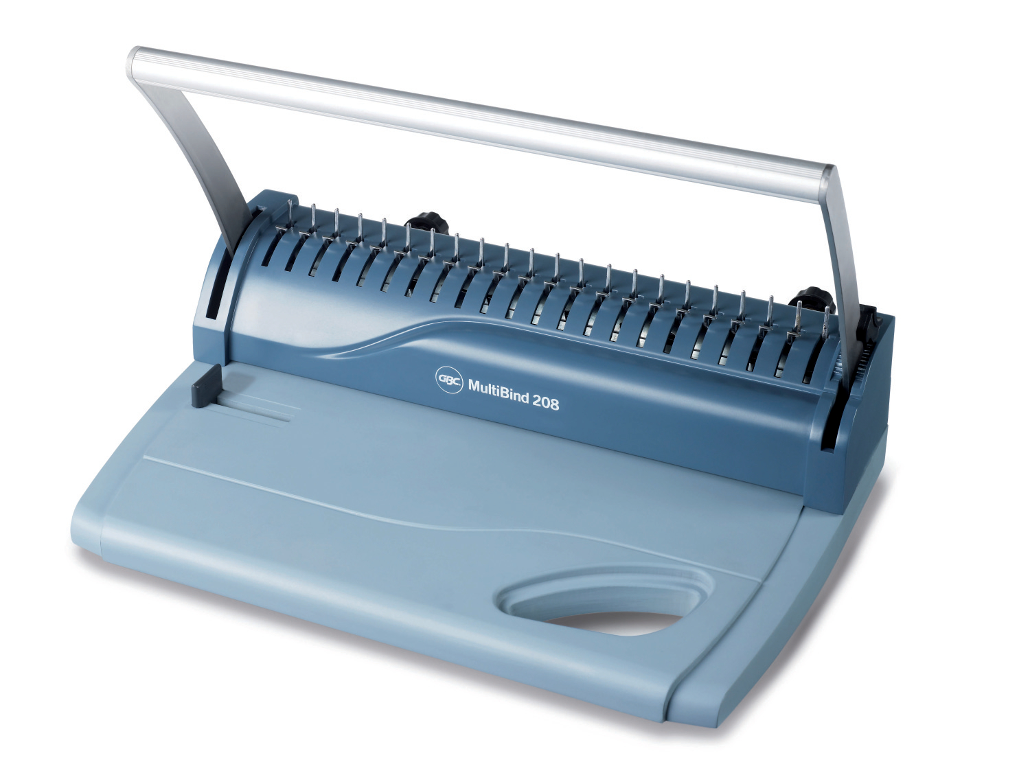 GBC MultiBind 208 Multifunctional Binder, 8 Sheet Punch Capacity, 125 Sheet Binding Capacity, A4, Blue