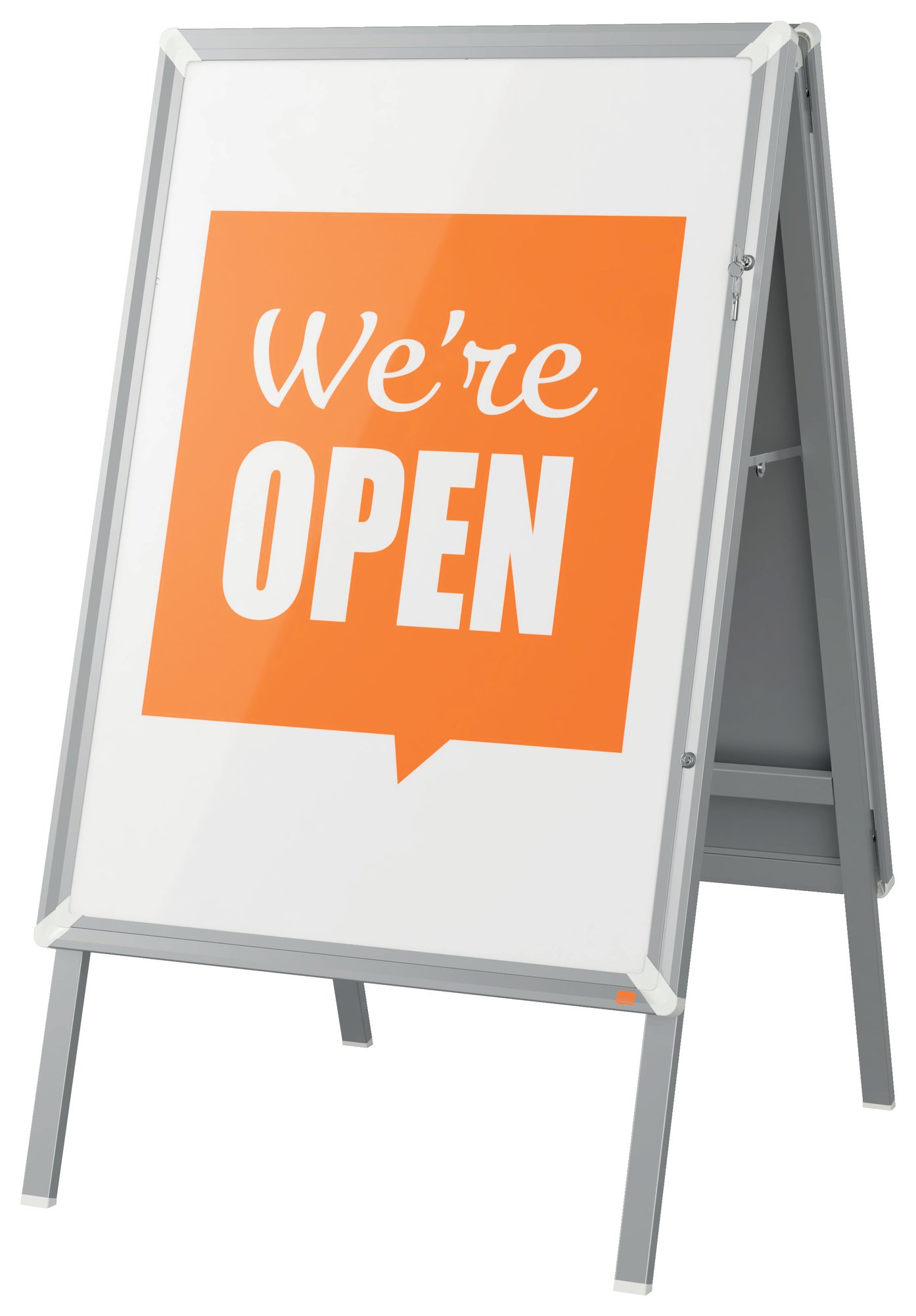 Nobo Premium Plus Lockable A1 A-Frame Pavement Sign