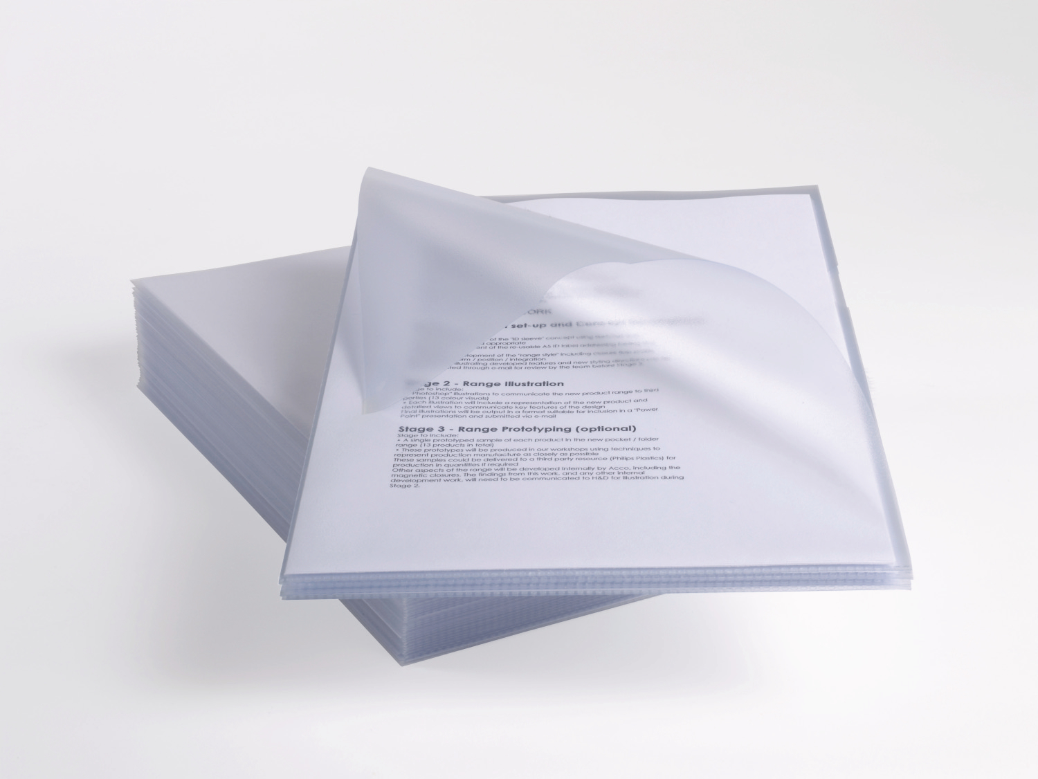 Rexel Nyrex™ Premium A4 Anti-Slip Document Folder, Clear Embossed, Extra Strong 130mic, Cut Flush, L-Folder, Pack 25 - Outer carton of 4