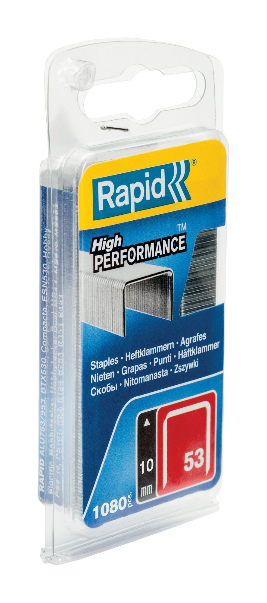Rapid No. 53 Finewire staple 10 mm