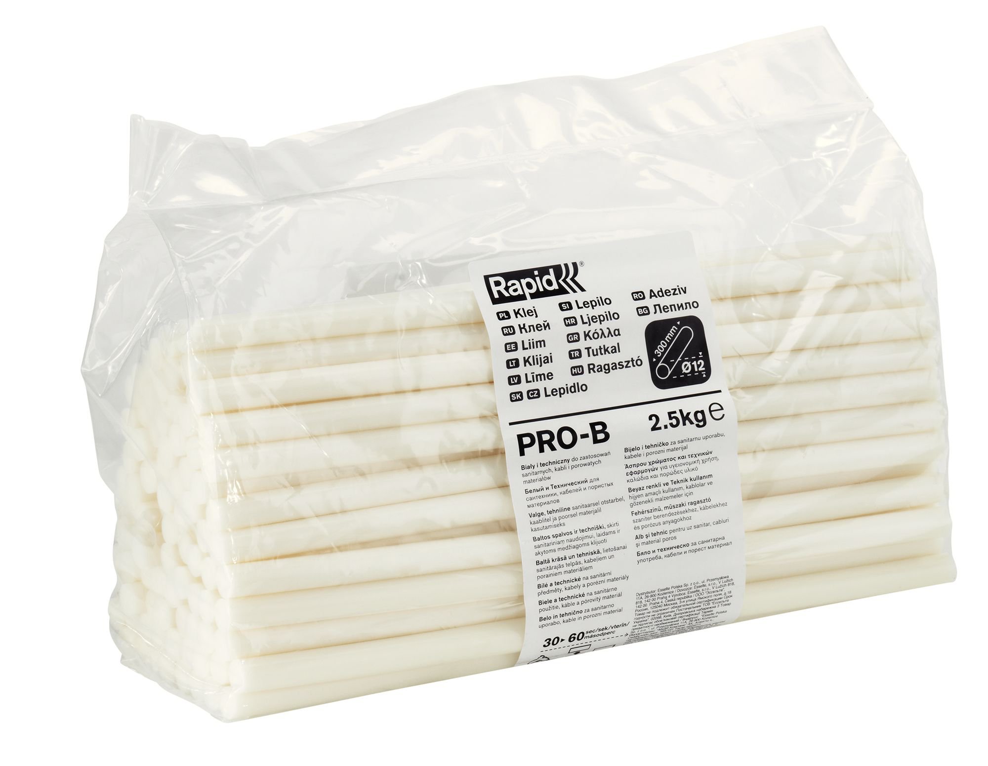 Rapid 12 mm Professional Glue Sanitary & Cable PRO-B