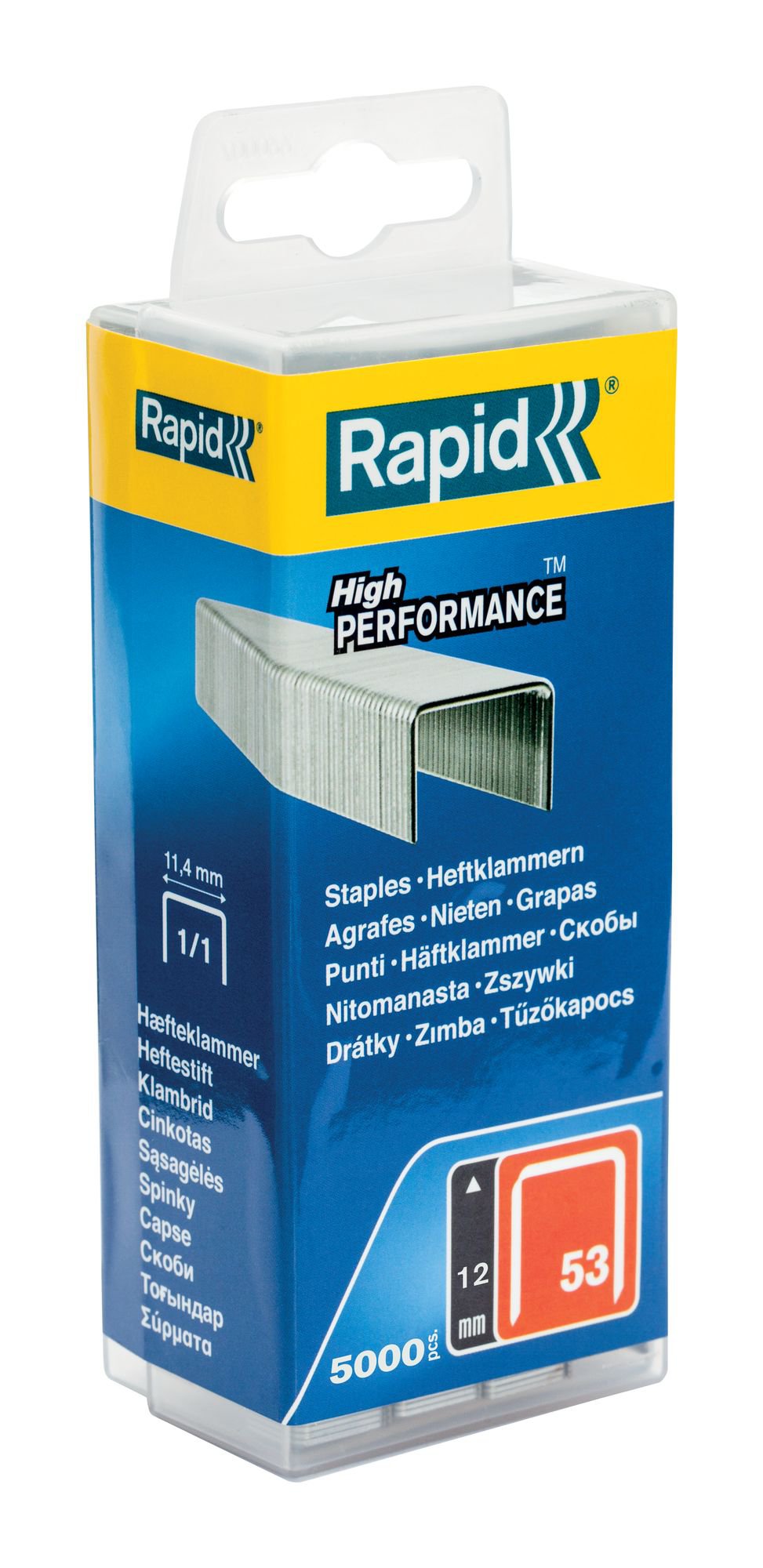 Rapid No. 53 Finewire staple 12 mm