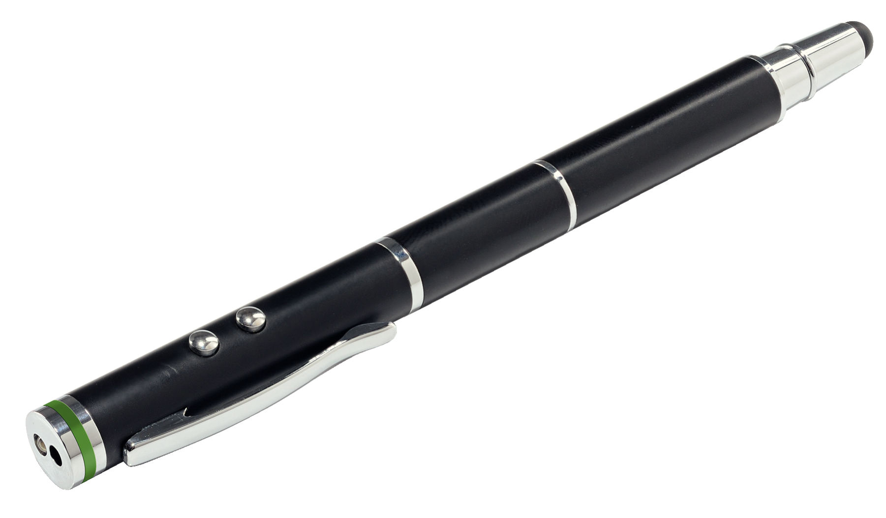 Leitz Complete 4-in-1 Stylus, Pen, Laser Pointer and LED Light, Black