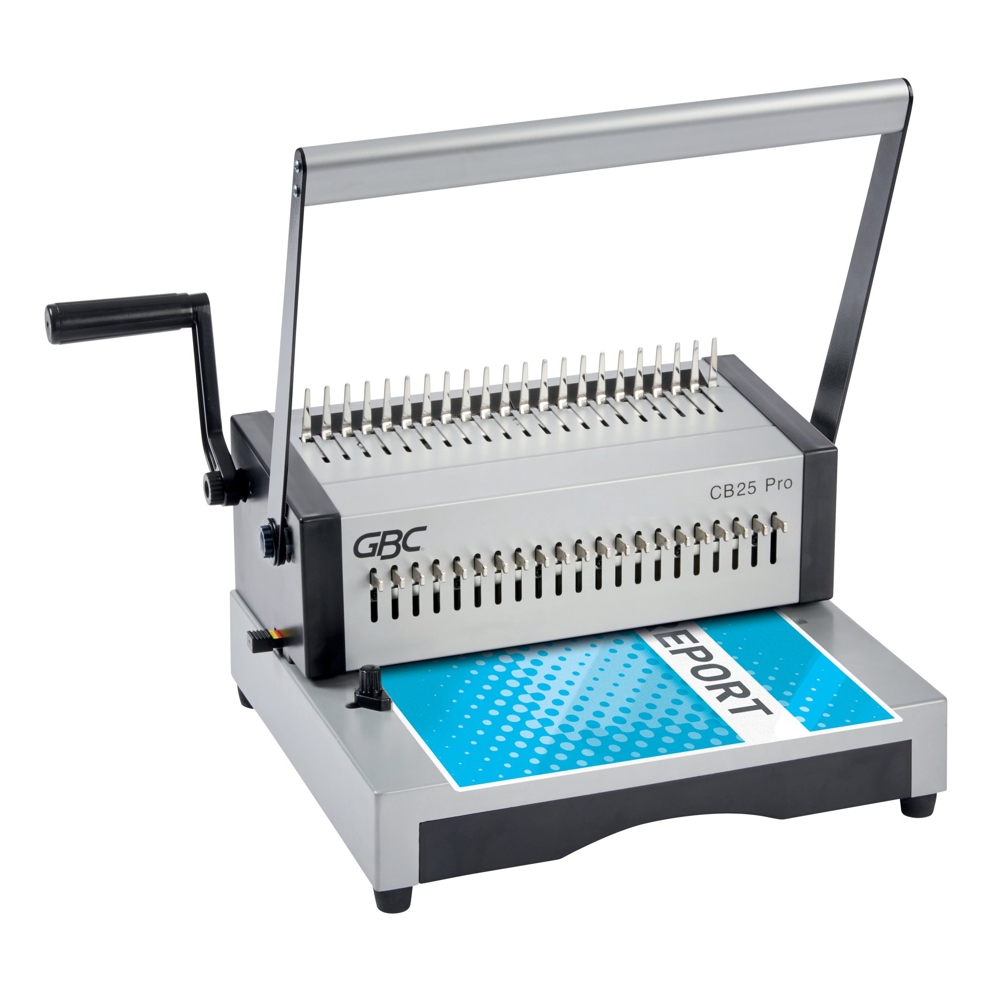 GBC CB25 Pro Heavy Duty Manual Punch and Comb Binding Machine Capacity 500 A4 Sheets